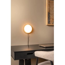 ALINDA galda lampa Ø 20 cm LED 9W 3000K, taupe (Lucide)