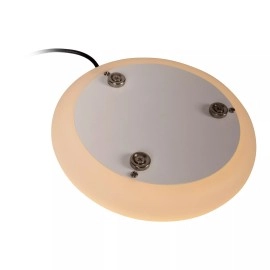 ALINDA galda lampa Ø 20 cm LED 9W 3000K, taupe (Lucide)
