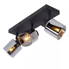 ALION griestu prožektors 3xE14 25W melna (Lucide)