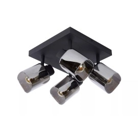 ALION griestu prožektors 4xE14 25W melna (Lucide)