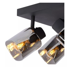 ALION griestu prožektors 4xE14 25W melna (Lucide)