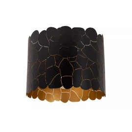 ALMELO griestu lampa Ø25.5 cm 1xE27 melna (Lucide)