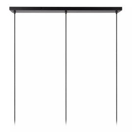 ALMELO piekarama lampa 3xE27 melna (Lucide)