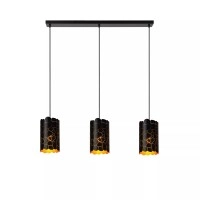ALMELO piekarama lampa 3xE27 melna (Lucide)