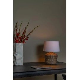 AMBALA galda lampa E27 dabīga (Lucide)