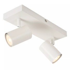 AMIGO griestu prožektors 2xGU10 balts (Lucide)