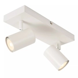 AMIGO griestu prožektors 2xGU10 balts (Lucide)