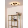ANDREAS kvadrātveida LED griestu lampa 30 W 2700 K matēta zelta/misiņa (Lucide)