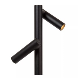 ANTRIM uzlādējama stāvlampa lasīšanai LED 2x2,2 W 2700 K melna (Lucide)