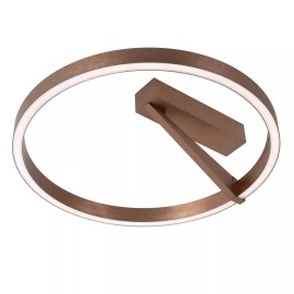 APPLAUSE griestu lampa Ø40 LED dimmējama CCT 1x26W kafijas brūna (Lucide)