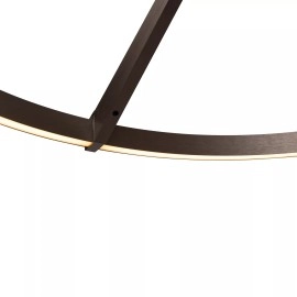 APPLAUSE piekaramā lampa Ø80 LED dimmējama CCT 1x50W pelēka dzelzs (Lucide)