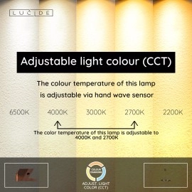 APPLAUSE piekaramā lampa Ø80 LED dimmējama CCT 1x50W pelēka dzelzs (Lucide)