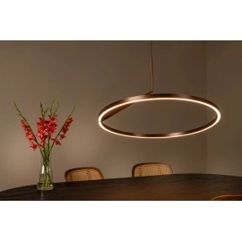 APPLAUSE piekaramā lampa Ø80 LED dimmējama CCT 1x50W kafijas brūna (Lucide)