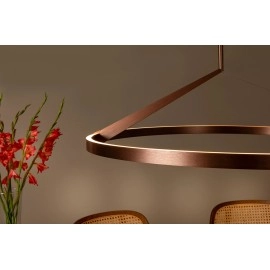 APPLAUSE piekaramā lampa Ø80 LED dimmējama CCT 1x50W kafijas brūna (Lucide)