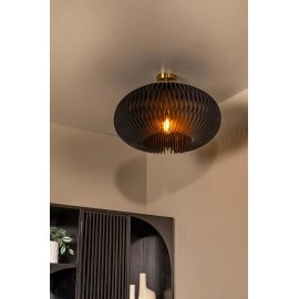 ARMONI griestu lampa Ø52 cm E27 melna (Lucide)