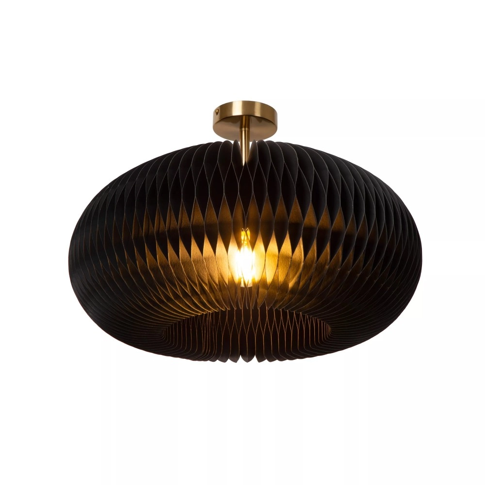 ARMONI griestu lampa Ø52 cm E27 melna (Lucide)