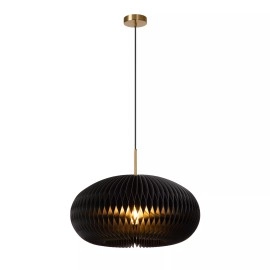 ARMONI piekaramā lampa Ø52 cm E27 melna (Lucide)