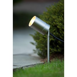 ARNE-LED dārza prožektors LED GU10 1x5W matēts hroms (Lucide)