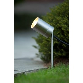 ARNE-LED dārza prožektors LED GU10 1x5W matēts hroms (Lucide)