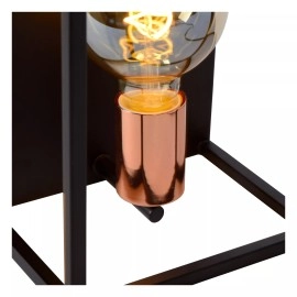 ARTHUR sienas lampa 18,5x16 cm 1xE27 melna (Lucide)