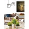 ARTHUR piekaramā lampa 26x26 cm 1xE27 melna (Lucide)