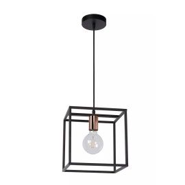 ARTHUR piekaramā lampa 26x26 cm 1xE27 melna (Lucide)
