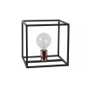 ARTHUR galda lampa 26x26 cm 1xE27 melna (Lucide)