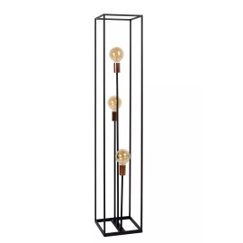 ARTHUR stāvlampa 141x26 cm 3xE27 melna (Lucide)