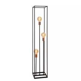 ARTHUR stāvlampa 141x26 cm 3xE27 melna (Lucide)