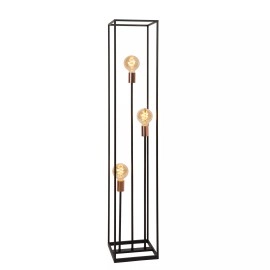 ARTHUR stāvlampa 141x26 cm 3xE27 melna (Lucide)