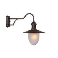 ARUBA āra sienas lampa Ø25 cm 1xE27 rūsas brūnā krāsā (Lucide)