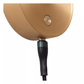 ASJA uzlādējama LED sienas lasīšanas lampa 3 W 2700 K matēta zelta/misiņa (Lucide)
