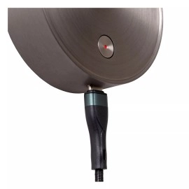 ASJA uzlādējama LED sienas lasīšanas lampa 3 W 2700 K pelēkā metāla apdarē (Lucide)