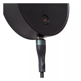 ASJA uzlādējama LED sienas lasīšanas lampa 3 W 2700 K melna (Lucide)