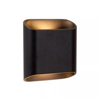 ATILA āra sienas lampa LED 2×5W 2700K melna (Lucide)