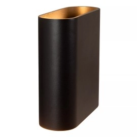 ATILA āra sienas lampa LED 2×5W 2700K melna (Lucide)