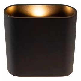 ATILA āra sienas lampa LED 2×5W 2700K melna (Lucide)