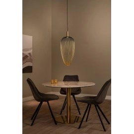AURELIE piekaramā lampa Ø30 cm 1 x GU10 MR11 zelta (Lucide)