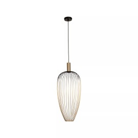 AURELIE piekaramā lampa Ø30 cm 1 x GU10 MR11 zelta (Lucide)