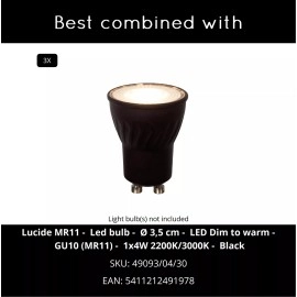 AURELIE piekaramā lampa 3 x GU10 MR11 zelta (Lucide)