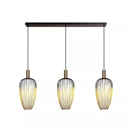 AURELIE piekaramā lampa 3 x GU10 MR11 zelta (Lucide)