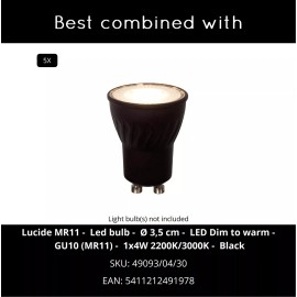 AURELIE piekaramā lampa 5 x GU10 MR11 zelta augstiem griestiem (Lucide)
