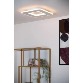 AXELLE kvadrātveida LED griestu lampa 24 W 2700 K balta (Lucide)
