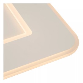 AXELLE kvadrātveida LED griestu lampa 24 W 2700 K balta (Lucide)