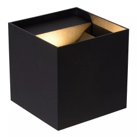 AXI Vannas istabas sienas lampa 2x7W integrēts LED IP54 melna (Lucide)