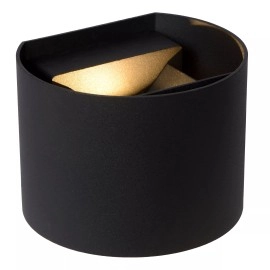 AXI Vannas istabas sienas lampa 2x3.5W integrēts LED IP54 melna (Lucide)