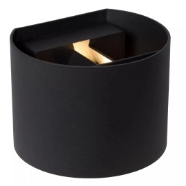 AXI Vannas istabas sienas lampa 2x3.5W integrēts LED IP54 melna (Lucide)