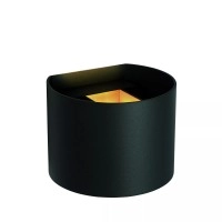 AXI Vannas istabas sienas lampa 2x3.5W integrēts LED IP54 melna (Lucide)