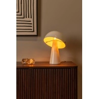 BARONE galda lampa Ø 23 cm, 1xE27, krēmkrāsas (Lucide)