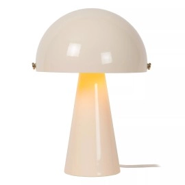 BARONE galda lampa Ø 23 cm, 1xE27, krēmkrāsas (Lucide)